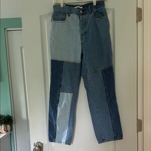 Pacsun Patchwork Denim Jeans